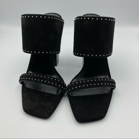 Saint Laurent Oak Woman’s Mule Suede Sandal Size 37 US 7 - Picture 4 of 10